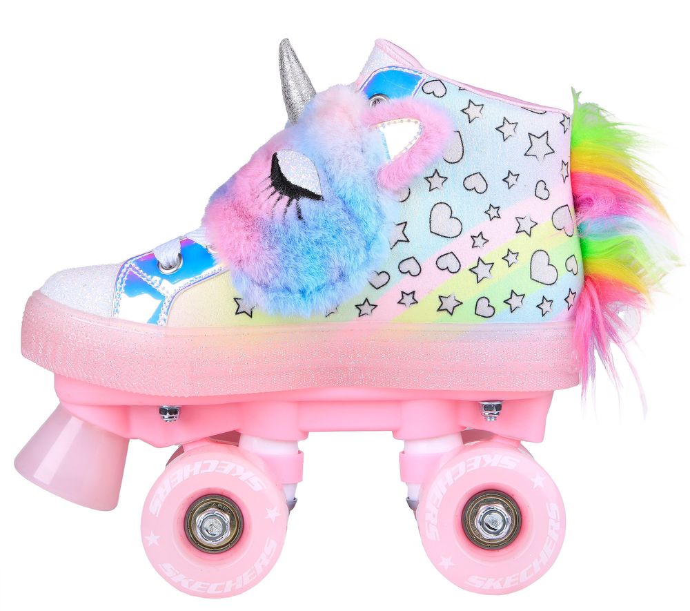 Skechers Twinkle Toes Shuffle 4 Wheeler Unicorn Wheelz Mall
