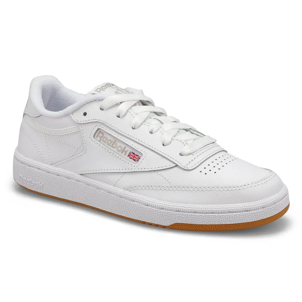 Reebok Womens Club C 85 Sneaker- White/Grey/Gum | Coquitlam Centre