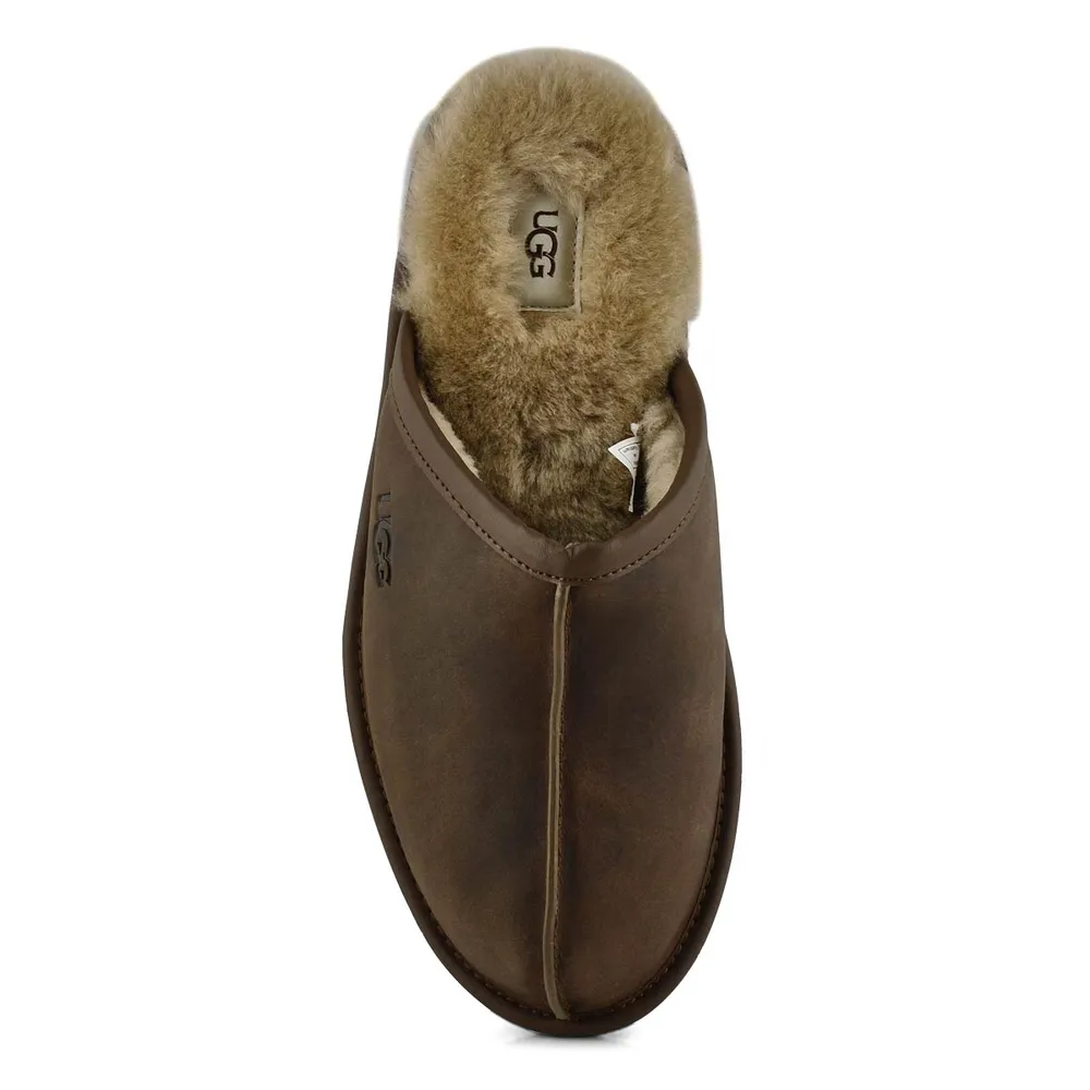 Men's eddie bauer 2024 shearling scuff slippers