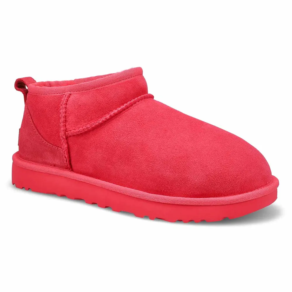 Mini fluff ugg boots hot sale pink