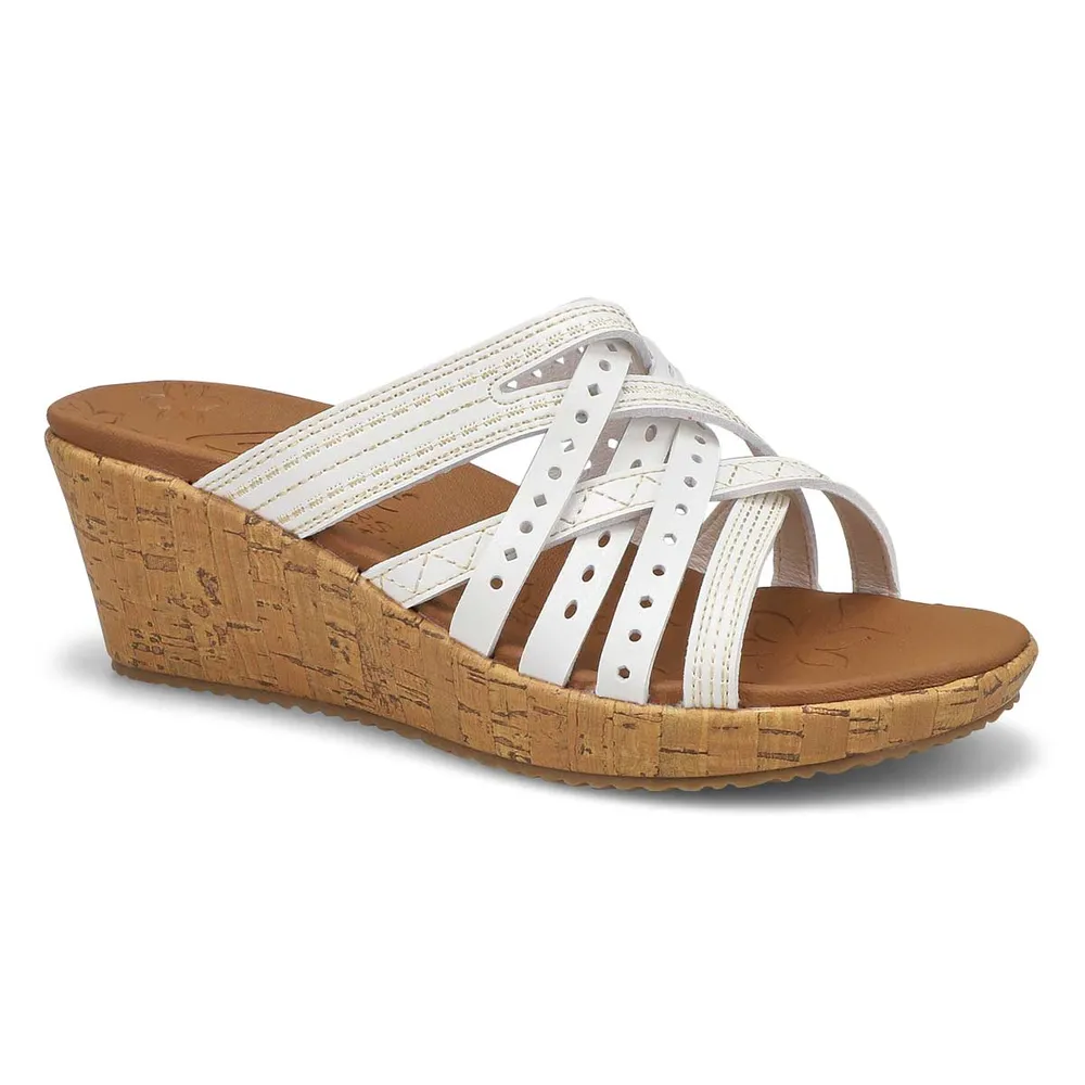 Skechers Womens Beverlee Hot Spring Sandal - White | Yorkdale Mall