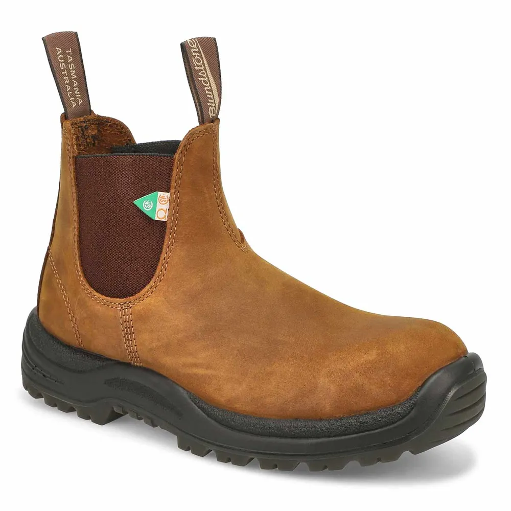 Blundstone Unisex 164 Work Safety Boot Crazy Horse Brown