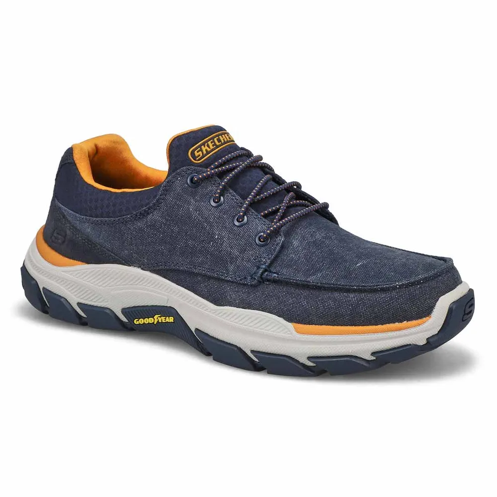 Skechers Mens Respected Loleto Wide Slip On Navy Southcentre Mall