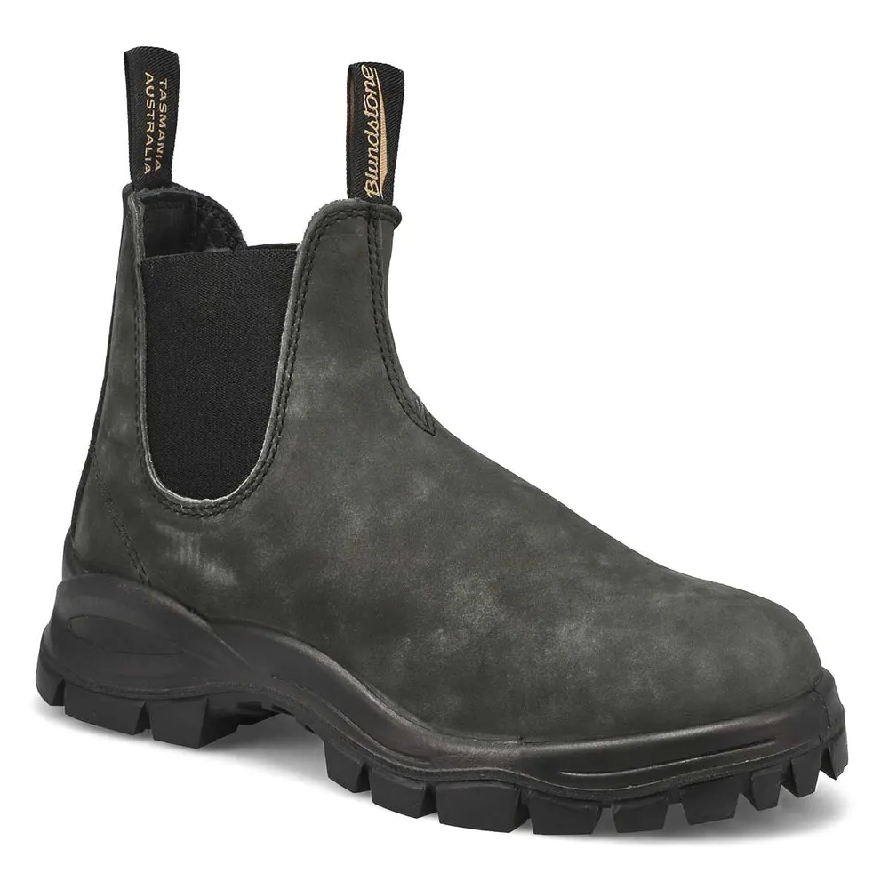 Blundstone Unisex 2238 Lug Sole Chelsea Boot Rustic Black