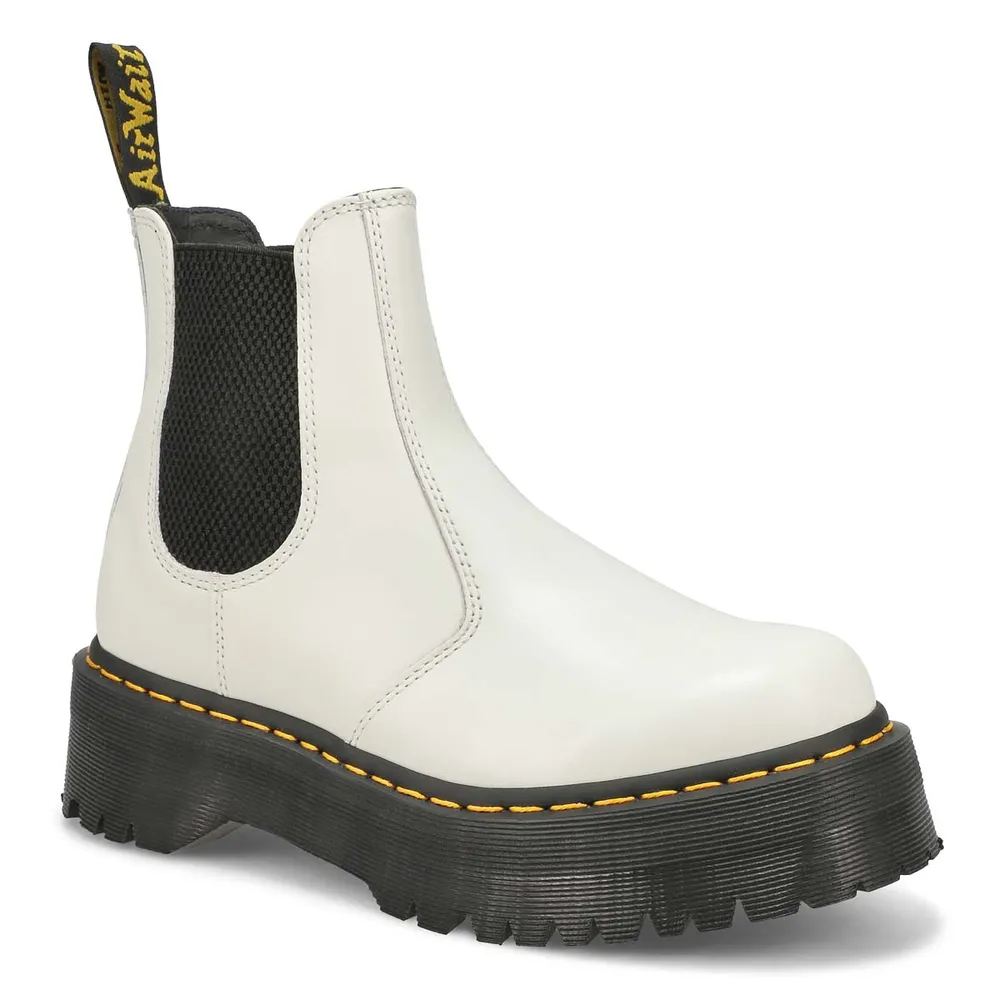 Doc martens outlet white chelsea boots