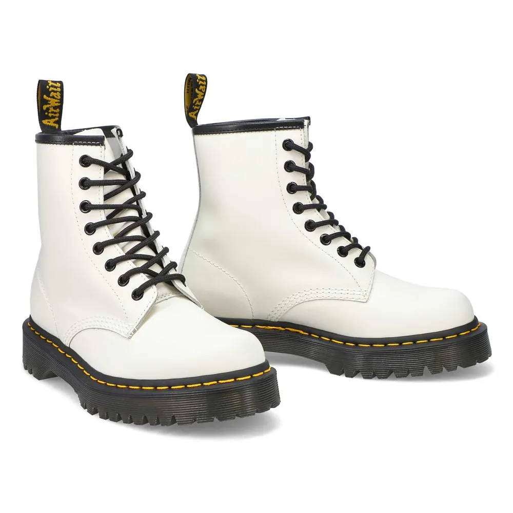 Dr Martens Womens 1460 Bex 8 Eye Leather Boot - White