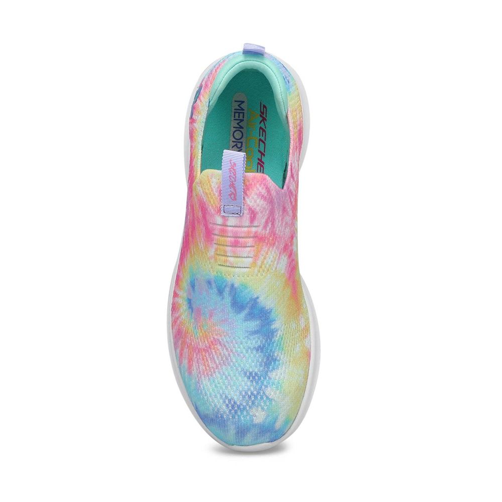 Skechers Girls Ultra Flex Sneakers - Blue/Multi | Bramalea City Centre