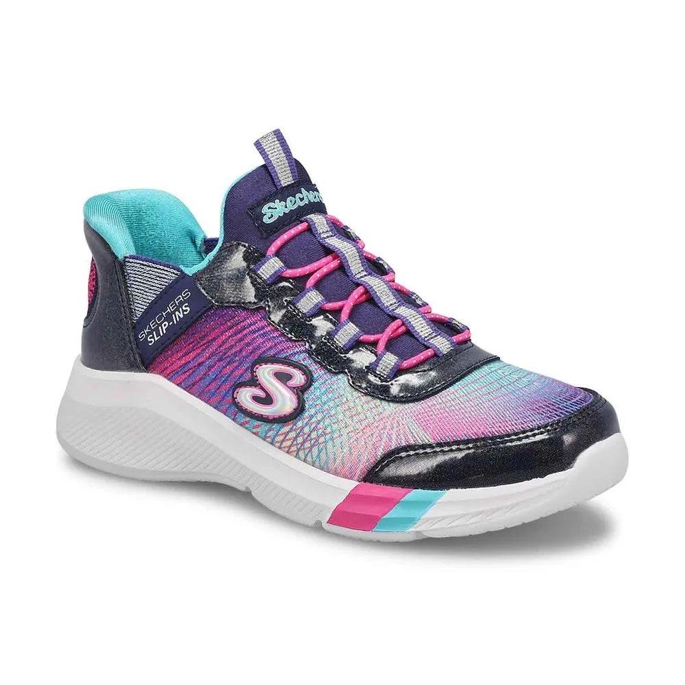 Skechers Girls Dreamy Lites Colourful Prism Sneaker Square One