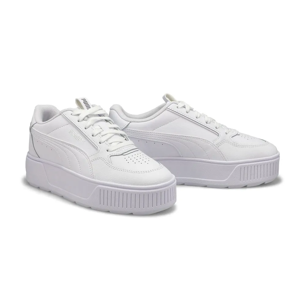 Puma Girls Karmen Rebelle Jr Sneaker - White | Square One