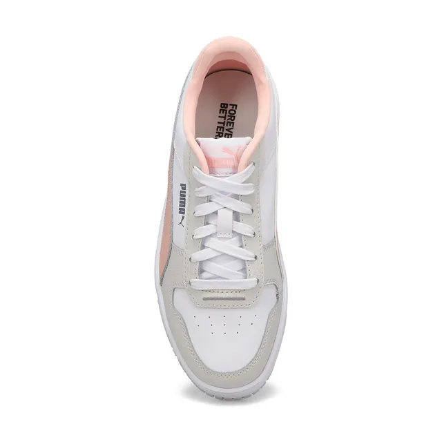 Kids Carina Street Jr Sneaker - White/Rose