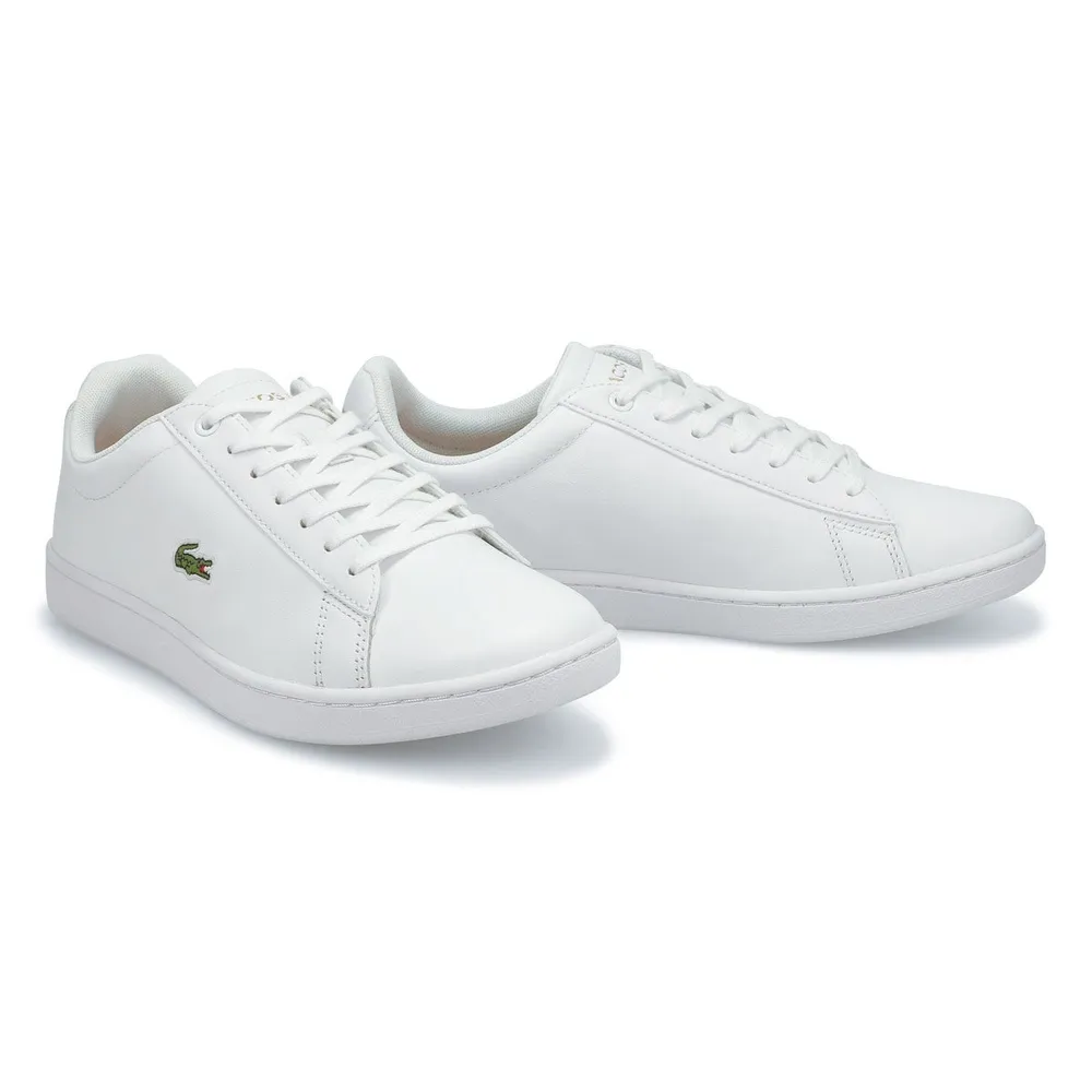 Lacoste Womens Hydez 119 2 P Fashion Sneaker White Gold Upper