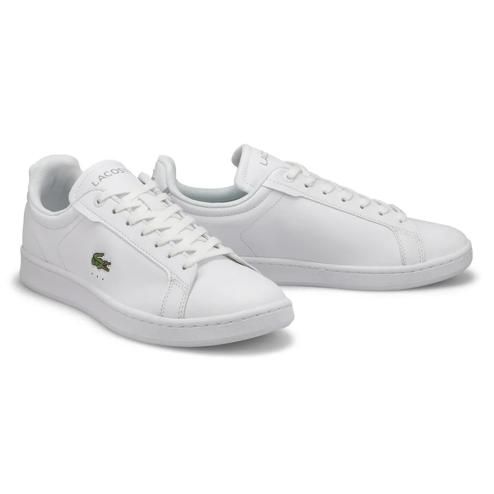 Lacoste men's clearance carnaby leather sneakers