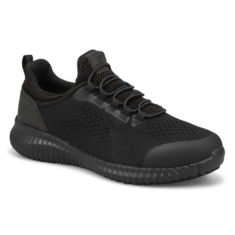 Black slip resistant sneakers best sale