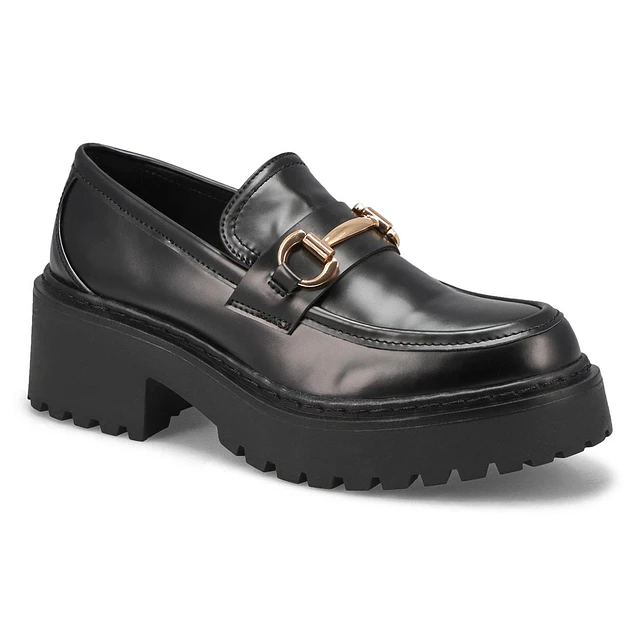 Steve Madden Womens Alley Platform Loafer - Black | Upper Steve Madden Womens Alley Platform Loafer - Black | Upper
