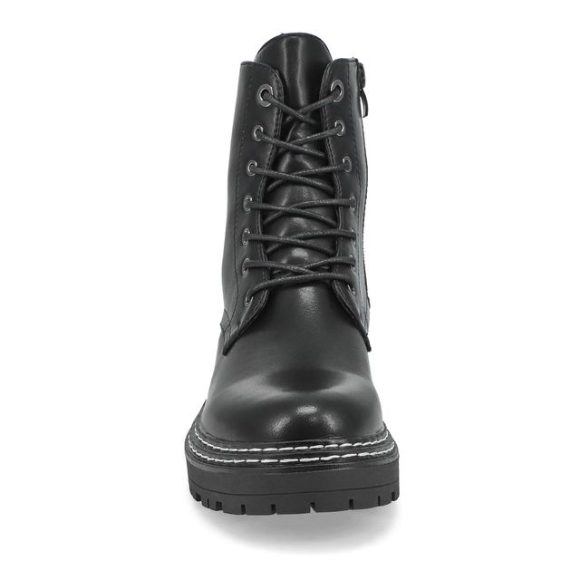 Steve Madden Womens Borris Combat Boot - Black | Bramalea City Centre