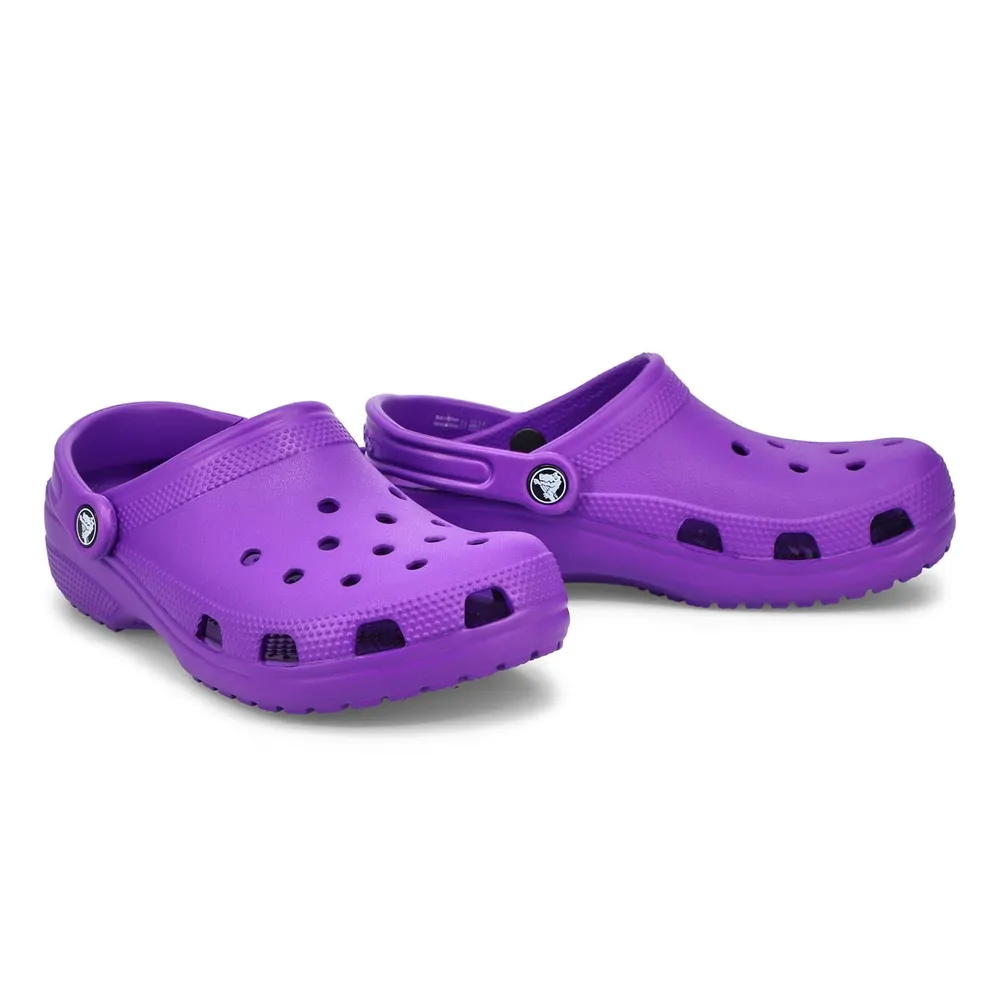 Crocs Womens Classic EVA Clog Neon Purple Southcentre Mall