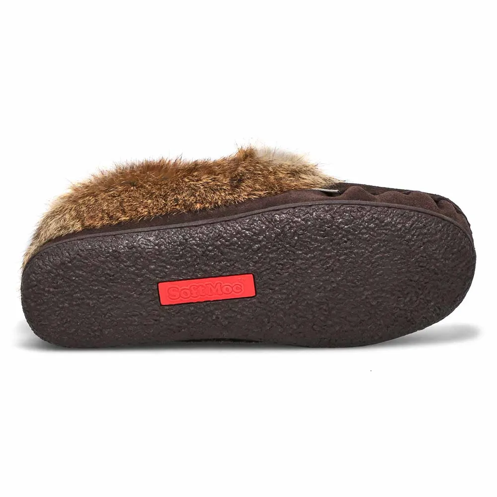 Rabbit fur lined discount moccasins