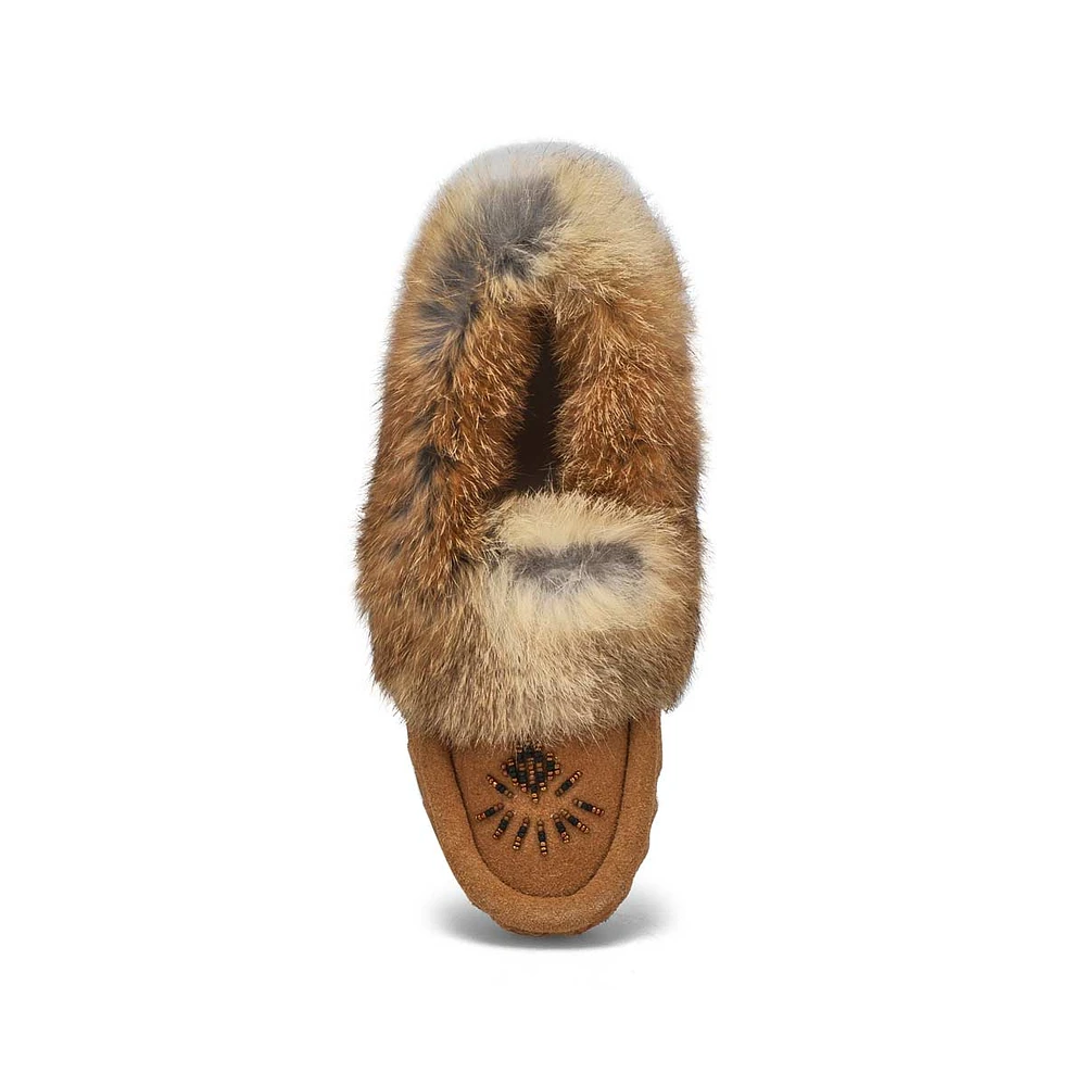 Womens 2024 fur moccasins