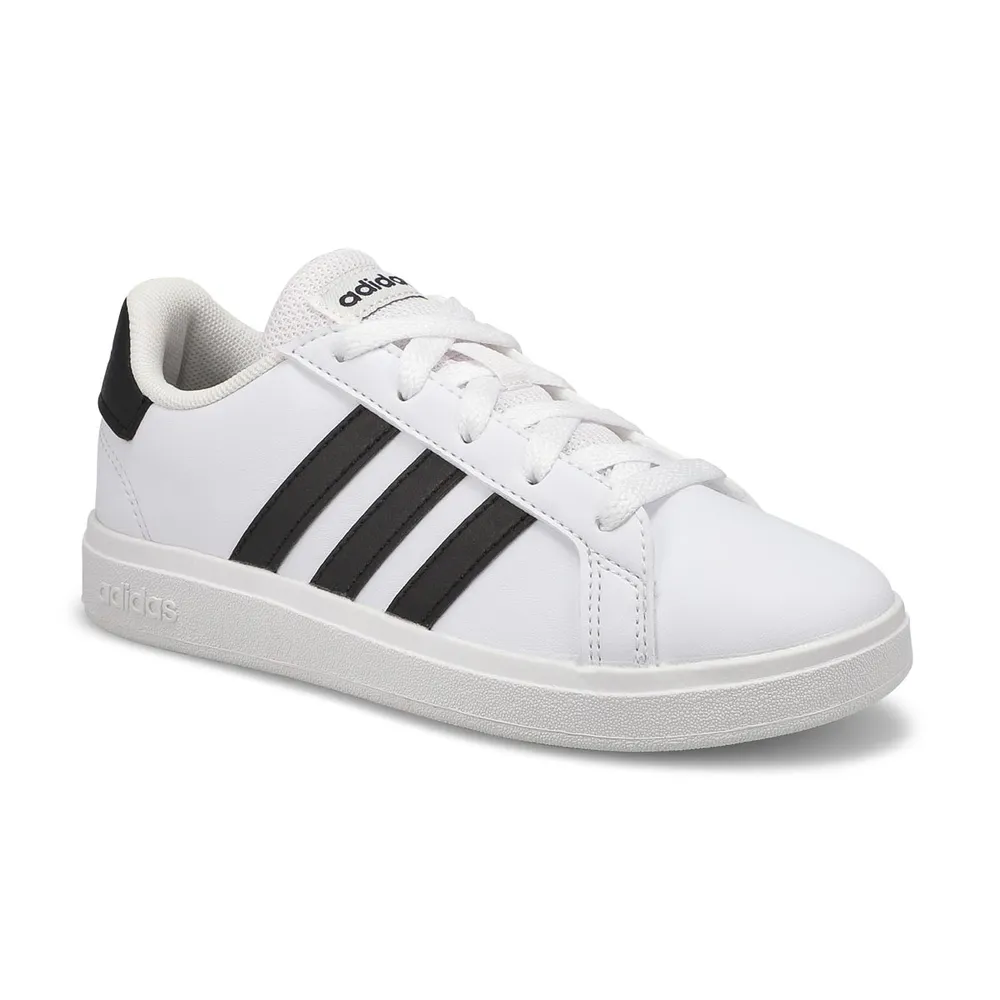 Adidas Kids Grand Court 2.0 K Sneaker White Black Upper Canada