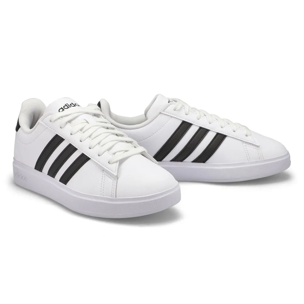 Adidas Womens Grand Court 2.0 Sneaker - White/Black | Yorkdale Mall