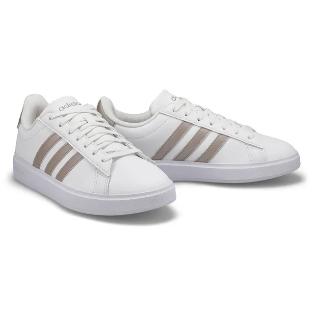 Womens Grand Court 2.0 Sneaker White Metallic