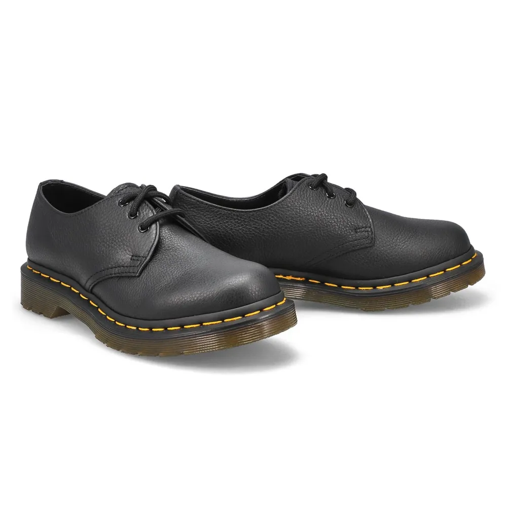 Dr Martens Womens 1461 3-Eye Virgina Oxford -Black | Galeries de