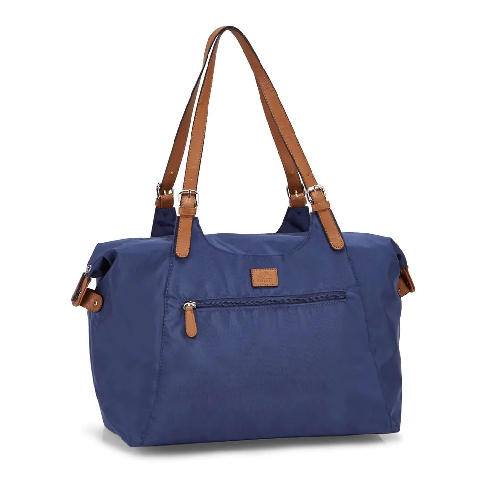 Roots Womens R4700 blue large tote bag | Square One