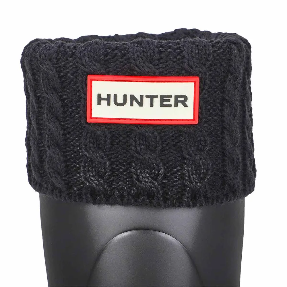 Hunter cable knit boot socks clearance short