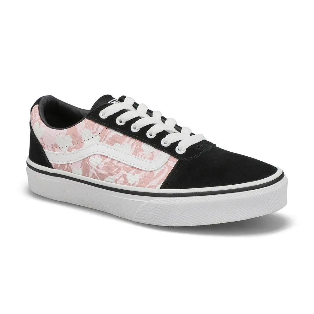 Pink and black vans hotsell for girls