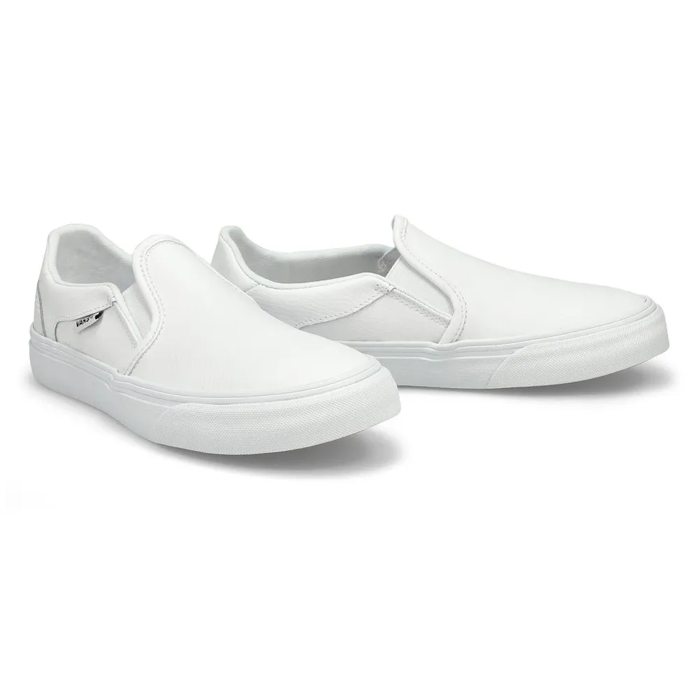 Womens vans asher on sale white