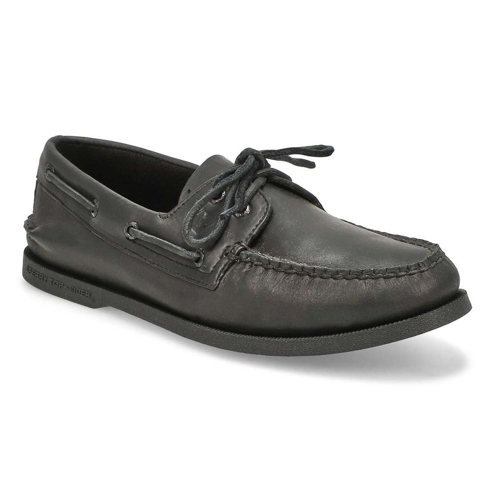Sperry Men's AUTHENTIC ORIGINAL 2-Eye black boat shoes | St. Vital Centre