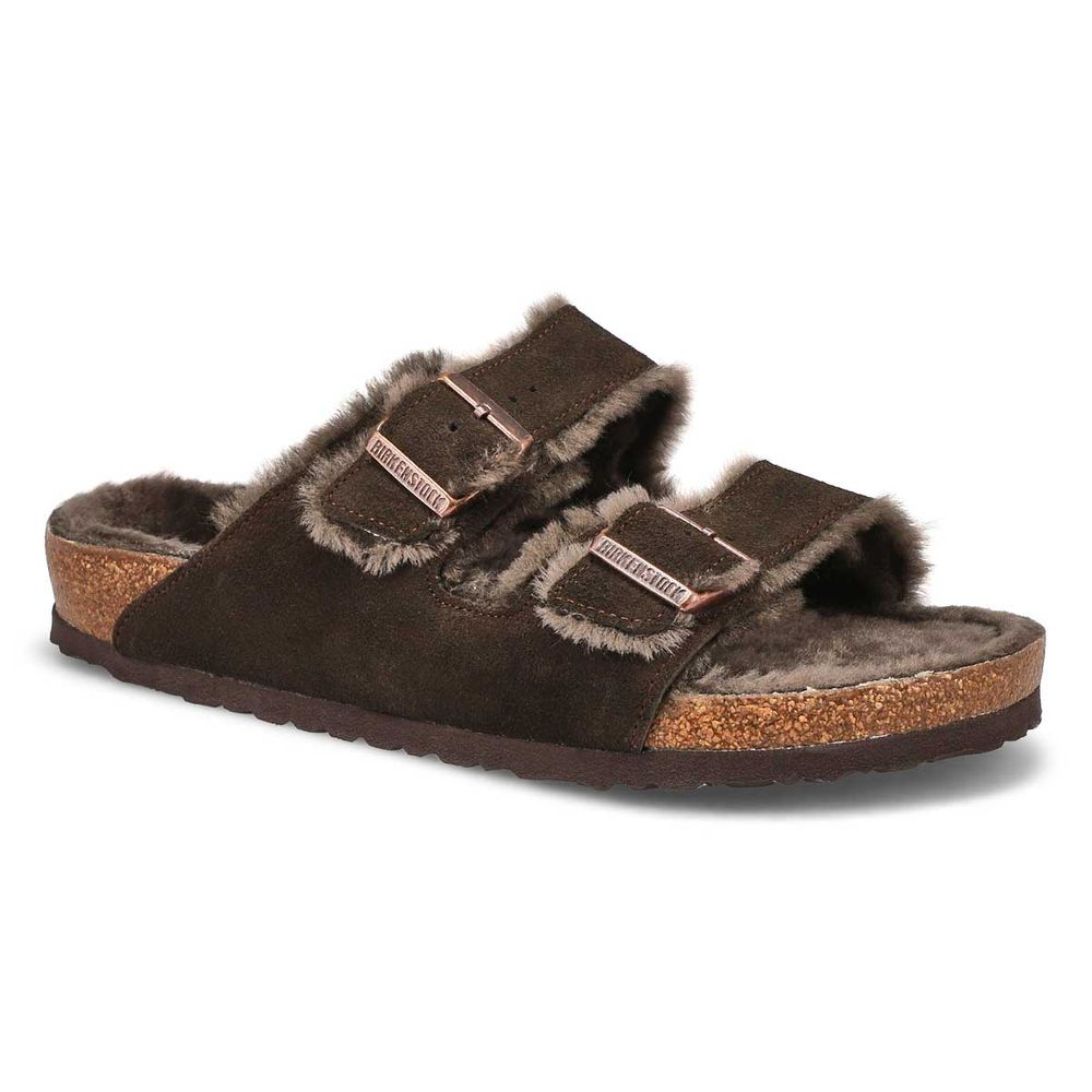 Birkenstock arizona shearling sales mocha