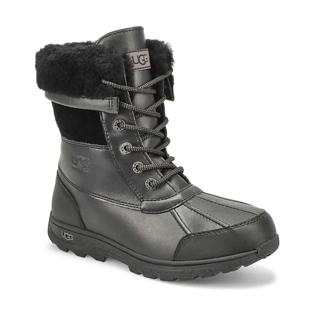 UGG Kid's Butte II CWR Waterproof Winter Boot - Black