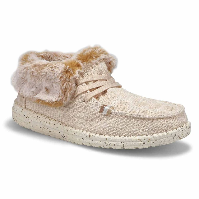 Heydude Women's Britt Boho Chukka Boot - Leo Silver | Upper