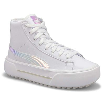 Platform trace store varsity women's sneakers