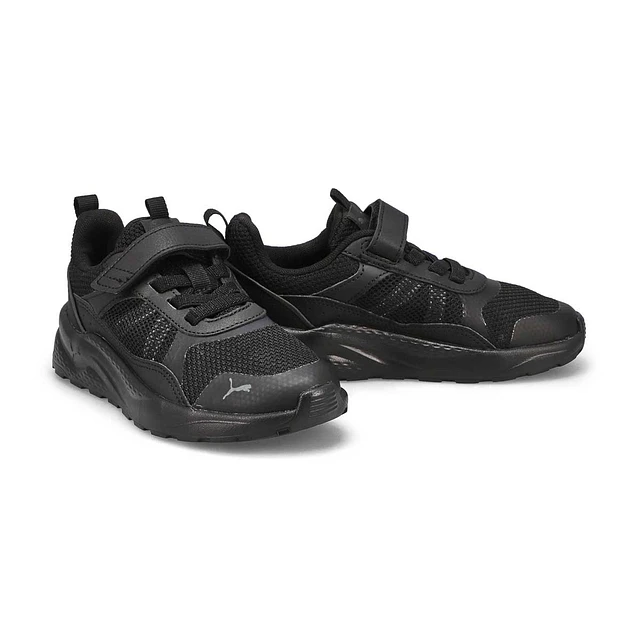 Puma Kids' Anzarun 2.0 AC+PS Sneaker - Black/Grey at