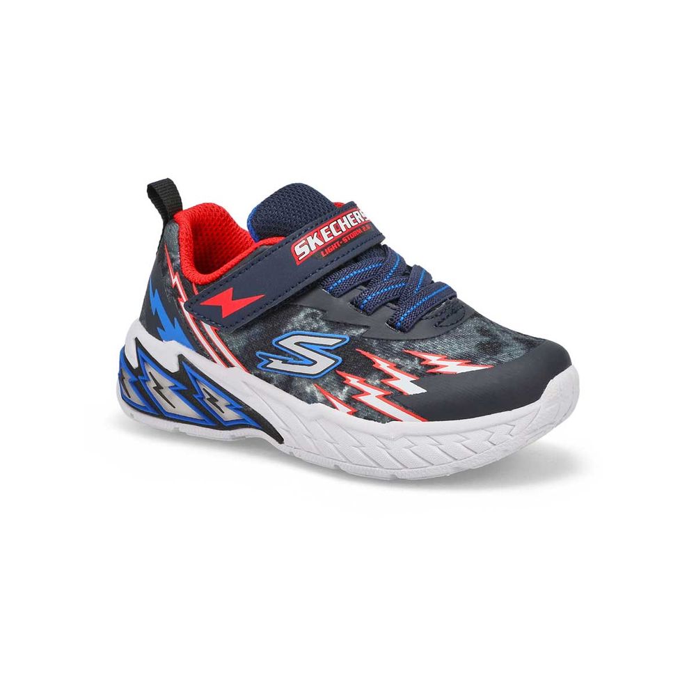 Skechers Inf-B Light Storm 2.0 Sneaker-Blue/Red | Shop Midtown