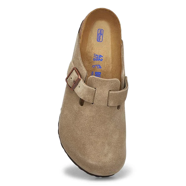 Birkenstock Men's Boston Oiled Leather Casual Clog - Habana