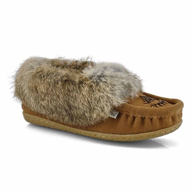 Rabbit hot sale fur moccasins