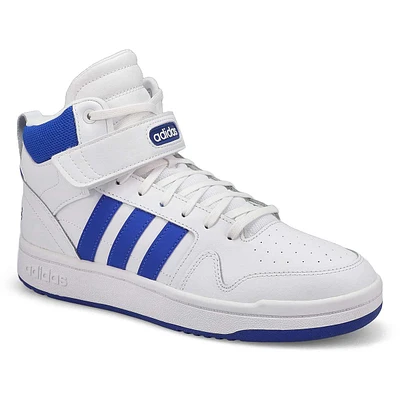Adidas Women's Hoops 3.0 Mid Lace Up Sneaker - White/Ink/ at