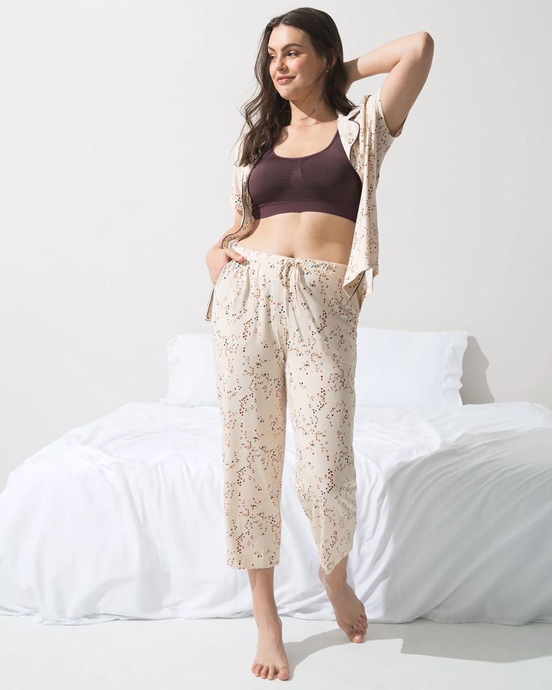 Crop on sale pajama bottoms