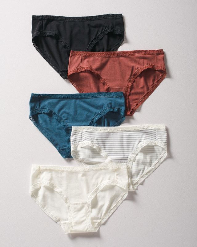 Body Stretch Cotton Pack De Bragas Hipster Negro MUJER H&M