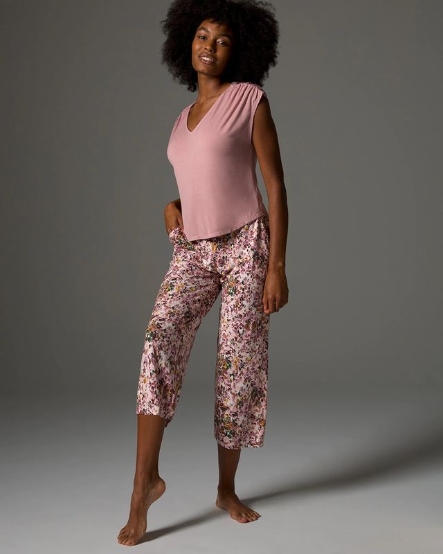 Cropped pajama pants new arrivals