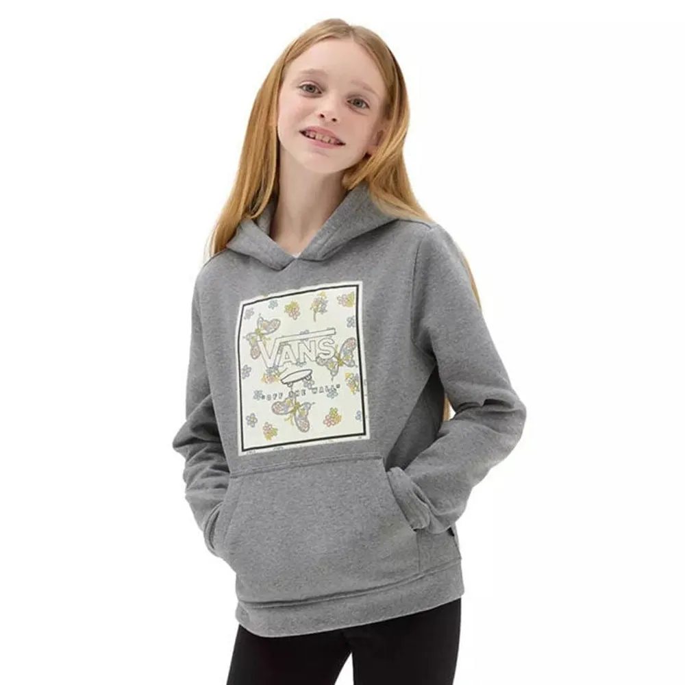 Vans Junior Girls 8 16 Butterfly Floral Box Pullover Hoodie