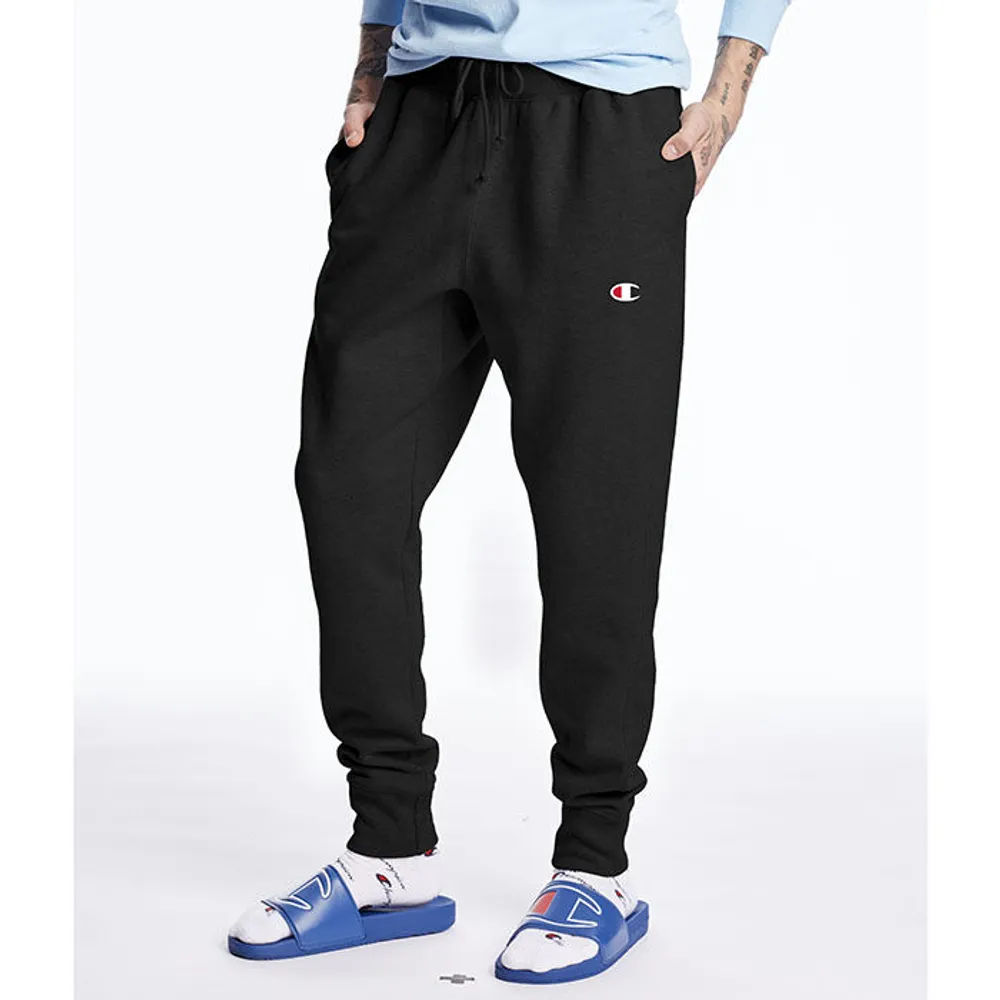 Reverse weave trim joggers sales