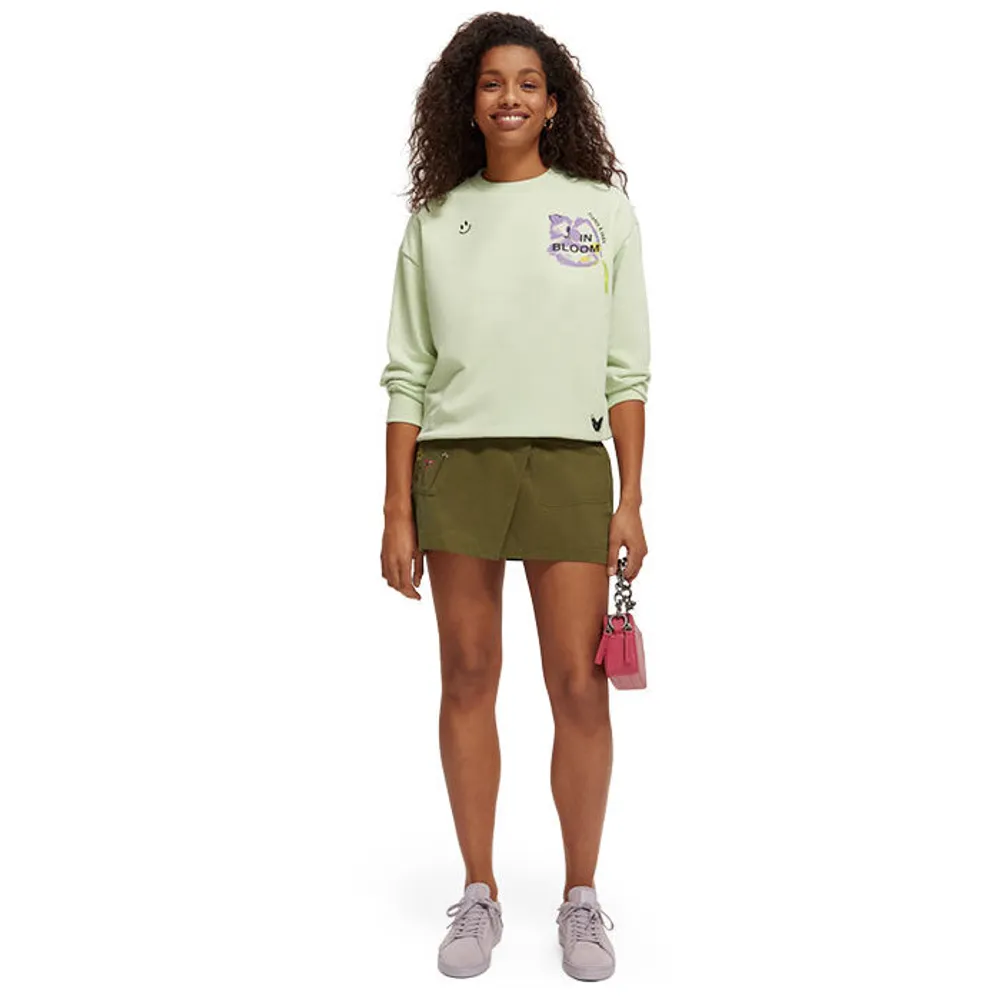 Scotch Soda Women s Loose Fit Organic Cotton Sweatshirt