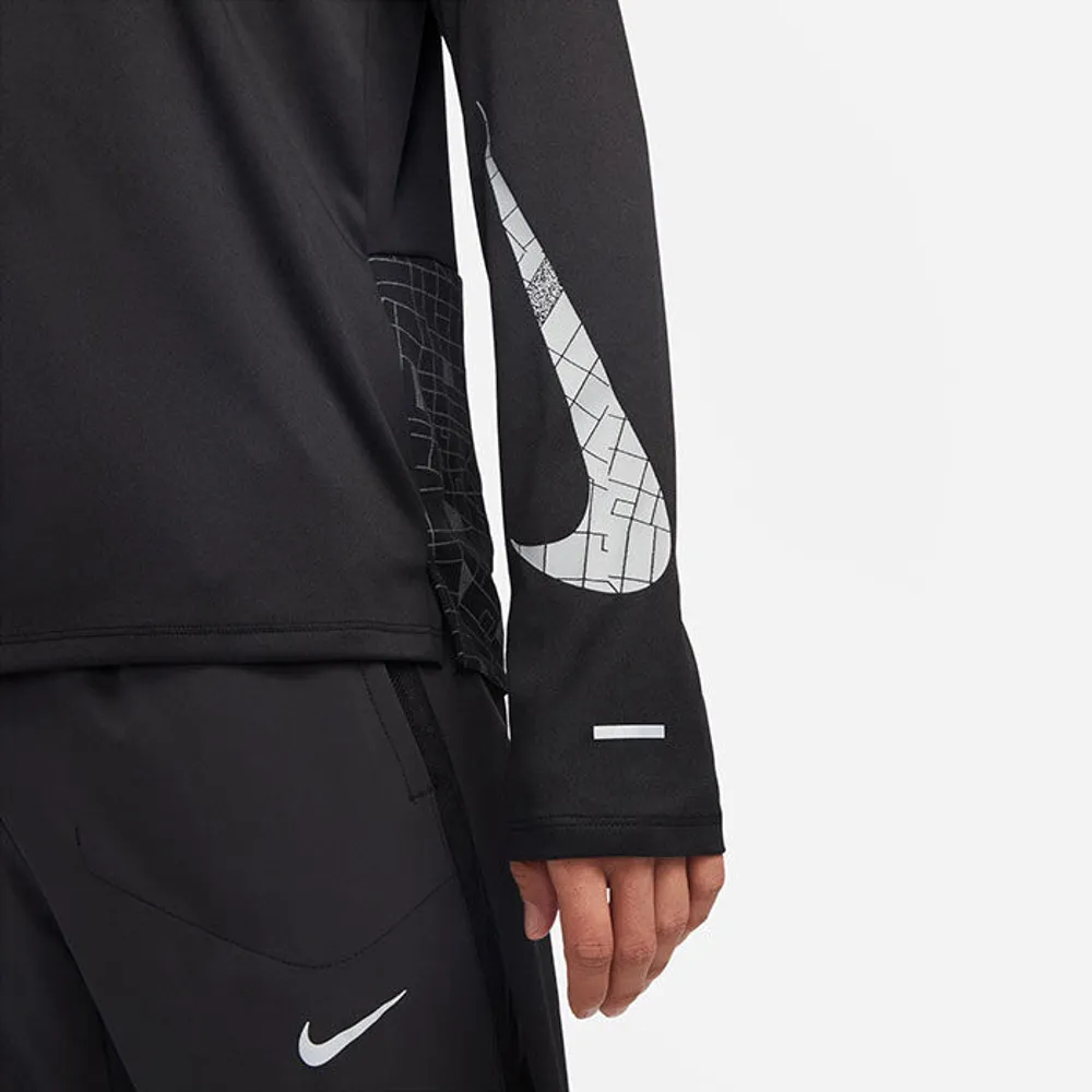Nike dry women's flash best sale miler long sleeve running shirt