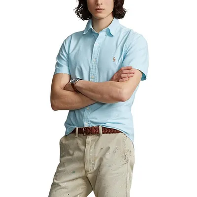 Polo ralph lauren clearance men's short sleeve shirts