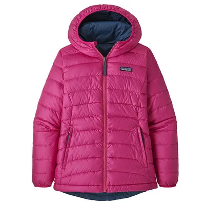 Patagonia Junior Girls 7 16 Hi Loft Down Sweater Hoody Jacket