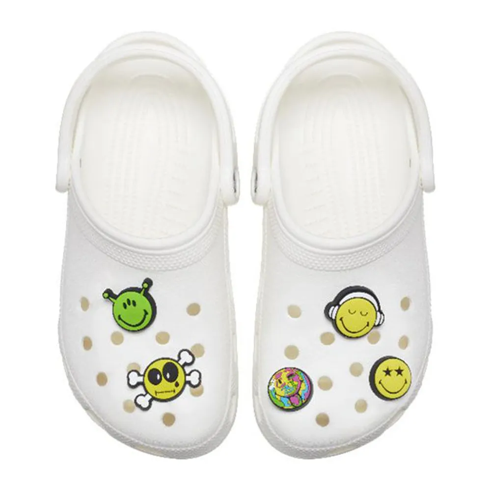 Smiley face best sale jibbitz